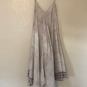 Drapey patterned dress